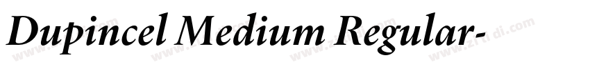Dupincel Medium Regular字体转换